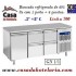 Bancada Refrigerada com 1 Porta + 4 Gavetas GN 1/1 da Linha 700 com Funções HACCP, -2º +8º C (transporte incluído) - Refª 101541