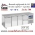 Bancada Refrigerada com 3 Portas + 2 Gavetas GN 1/1 da Linha 700 com Funções HACCP, -2º +8º C (transporte incluído) - Refª 101543