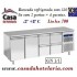 Bancada Refrigerada com 2 Portas + 4 Gavetas GN 1/1 da Linha 700 com Funções HACCP, -2º +8º C (transporte incluído) - Refª 101544