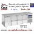 Bancada Refrigerada com 1 Porta + 6 Gavetas GN 1/1 da Linha 700 com Funções HACCP, -2º +8º C (transporte incluído) - Refª 101545