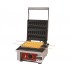 Máquina de Waffles Monofásica para 4 Palitos, Potência de 1600 Watts, 0º a +300º C (transporte incluído) - Refª 101715