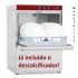 Máquina de Lavar Louça Profissional Industrial Monofásica com Cesto de 500x500 mm e Purificador de Água (transporte incluído) - Refª 102356