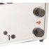 Torradeira Industrial Monofásica Profissional em Aço Inoxidável de 4 Zonas com Temporizador, 2150 Watts (transporte incluído) - Refª 102417