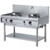 Fogão a Gás Asiático WOK de 3 Queimadores com Cortina de Água, 26000 Watts (transporte incluído) - Refª 100401