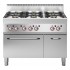 Fogão Industrial a Gás de 6 Queimadores com Forno Profissional e Armário (transporte incluído) - Refª 100005