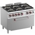 Fogão Industrial a Gás com 6 Queimadores com Grande Forno Profissional, 43000 kcal/h, Potência 50000 Watts (transporte incluído) - Refª 100063