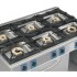 Fogão Industrial a Gás com 6 Queimadores com Pilotos Potentes com Forno Profissional a Gás (transporte incluído) - Refª 102907