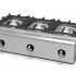 Fogão Industrial a Gás de Bancada com 3 Bocas, 14190 kcal/h, Potência Total dos Queimadores de 16500 Watts (transporte incluído) - Refª 102715
