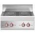 Fogão Industrial Elétrico de 4 Zonas em Vitrocerâmica, 9200 Watts (transporte incluído) - Refª 100016