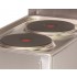 Fogão Industrial Elétrico Trifásico de Bancada com 2 Placas, Chapas com Ø 180 mm, Potência de 4000 Watts (transporte incluído) - Refª 102565
