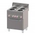 Fogão Profissional Elétrico Trifásico com 4 Placas e Forno de Convecção GN 1/1, Potência de 11130 Watts (transporte incluído) - Refª 102777