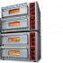 Forno de Pizza Elétrico Monofásico com 2 Câmaras para Pizzas até Ø 430 mm, 6000 Watts (transporte incluído) - Refª 101720
