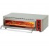 Forno de Pizzas Elétrico Monofásico para Tabuleiro 600x400 mm ou 2 Pizzas com Ø 330 mm, 5000 Watts (transporte incluído) - Refª 101719
