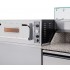 Forno de Pizza Elétrico Industrial Trifásico com Porta de Vidro para 2x Pizzas Ø 350 mm, 5000 Watts (transporte incluído) - Refª 102855