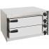 Forno de Pizzas Elétrico Profissional com 2 Câmaras Ø 350 mm (transporte incluído) - Refª 102842