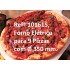 Forno de Pizzas Industrial Elétrico Trifásico com Largura Extra para 9 Pizzas Ø 350 mm, Potência de 13300 Watts, + 400º C (transporte incluído) - Refª 101615
