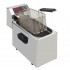 Fritadeira Industrial Elétrica de Bancada Monofásica para 4 Litros com Cesto e Tampa, 0° +180°C, 3000 Watts (transporte incluído) - Refª 102385