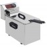 Fritadeira Industrial Elétrica de Bancada Monofásica para 4 Litros com Cesto e Tampa, 0° +180°C, 3000 Watts (transporte incluído) - Refª 102385