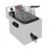 Fritadeira Industrial Elétrica de Bancada Trifásica de 10 Litros com Tampa e Torneira de Saída, 0° +180°C, 4500 Watts (transporte incluído) - Refª 101025