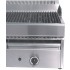 Grelhador Industrial a Gás de 2 Zonas Profissional, Grill a Vapor com Bacia de Água, 15480 kcal/h, Potência de 18000 Watts (transporte incluído) - Refª 100207