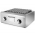 Grelhador Industrial a Gás de Pedra Lávica de 2 Zonas com 600x500x280 mm (LxPxA), 11189 kcal/h, Potência de 13000 Watts (transporte incluído) - Refª 102716