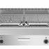 Grelhador Profissional a Gás de Pedra Lávica de 2 Zonas, Grill com Potência de 15000 Watts (transporte incluído) - Refª 102807