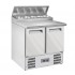 Mesa de Preparação de 2 Portas GN 1/1 com Estrutura Refrigerada (transporte incluído) - Refª 102827