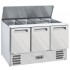 Saladette Industrial Refrigerada Ventilada com Tampa e 3 Portas GN 1/1, Temperaturas +2º +8º e +4º +10º C (transporte incluído) - Refª 100224